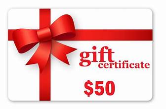 Gift Certificate - $50.00